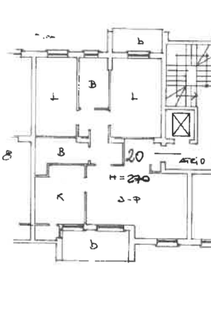 Trilocale via Via Ciniselli, Settimo Milanese - planimetria 1