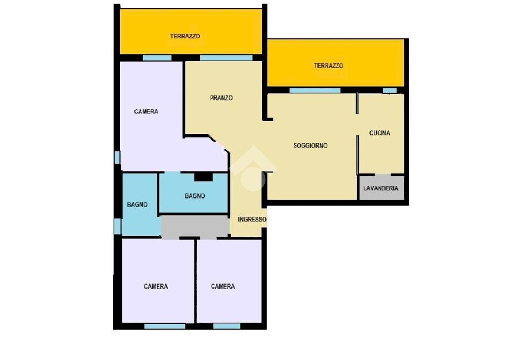 Appartamento Viale Abruzzi, Peschiera Borromeo - planimetria 1