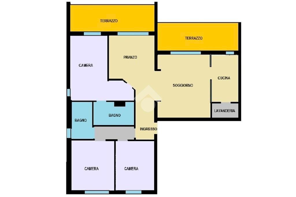 Appartamento Viale Abruzzi, Peschiera Borromeo - planimetria 1