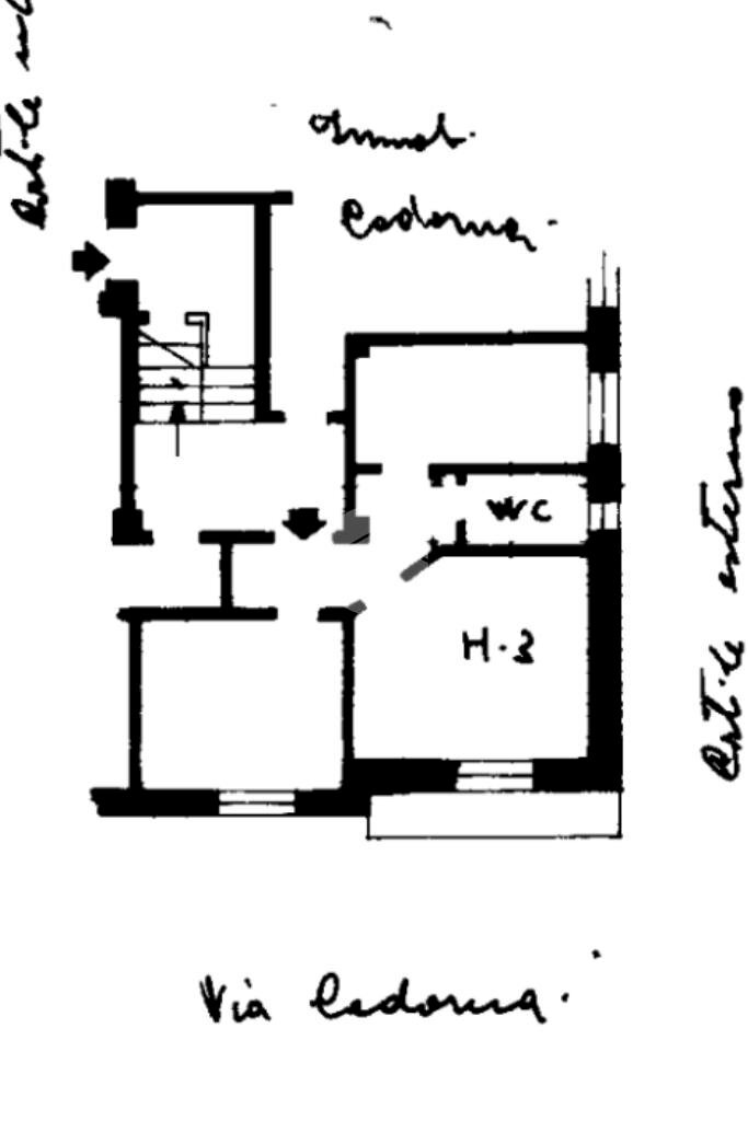 Two-room apartment Via L. Cadorna, Cormano - floor plans 1