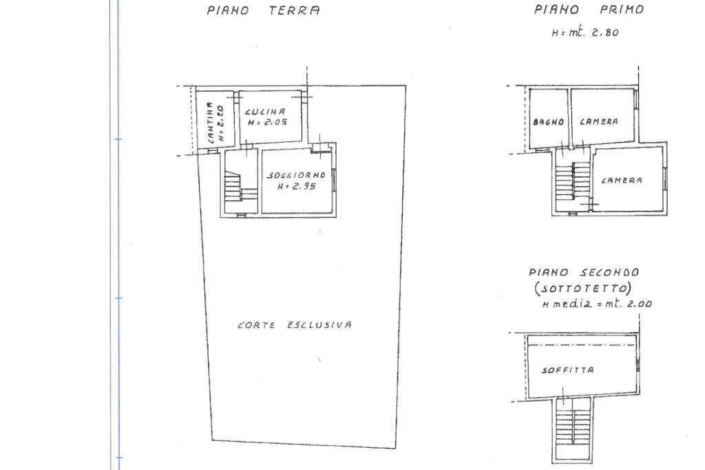 Semi-detached house via Val d'Enza, Sant'Ilario d'Enza - floor plans 1