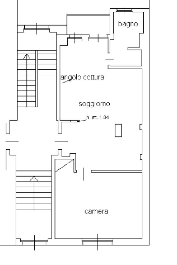 Bilocale Via Giuseppe Verdi, Venaria Reale - planimetria 1