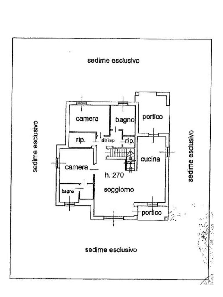 Trilocale Via Paolo Giacometti, Novi Ligure - planimetria 1