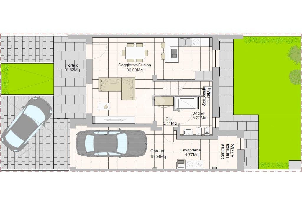 Terraced Villa Via Don G. Puglisi, Scandiano - floor plans 1