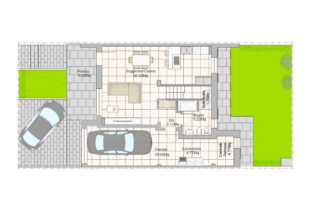 Terraced Villa Via Don G. Puglisi, Scandiano - floor plans 1