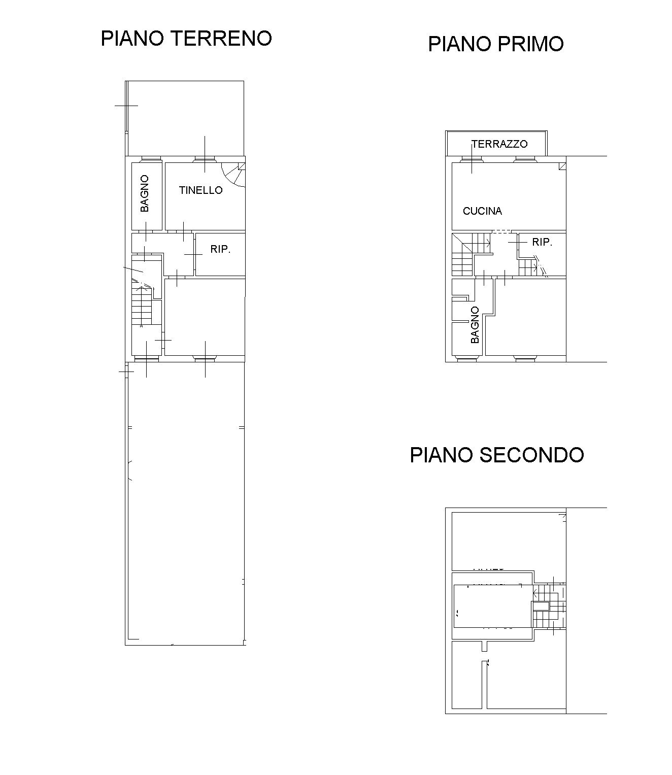 Villa a Schiera Montelupo Fiorentino - planimetria 1