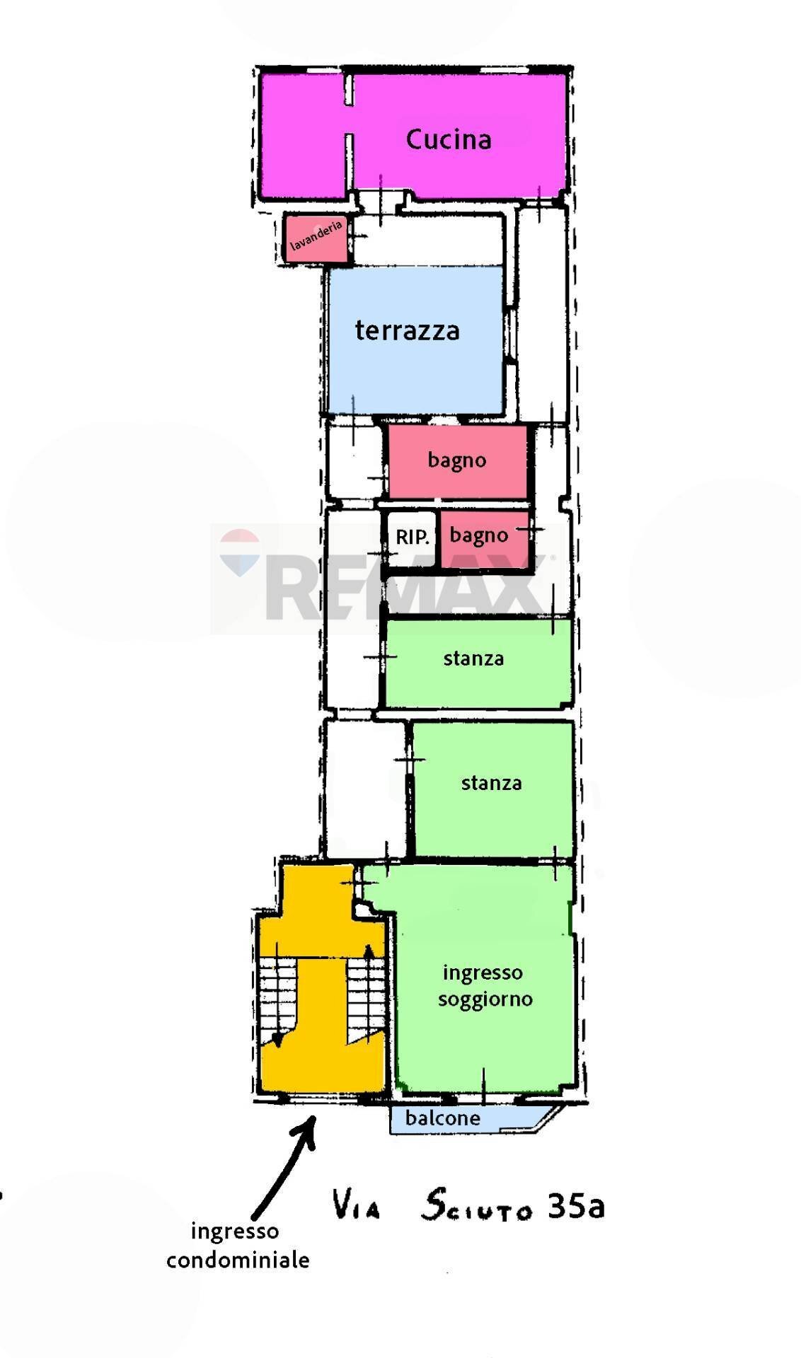 Pianta 2D - Quadrilocale via antonio sciuto
 
35a, Misterbianco - planimetria 1