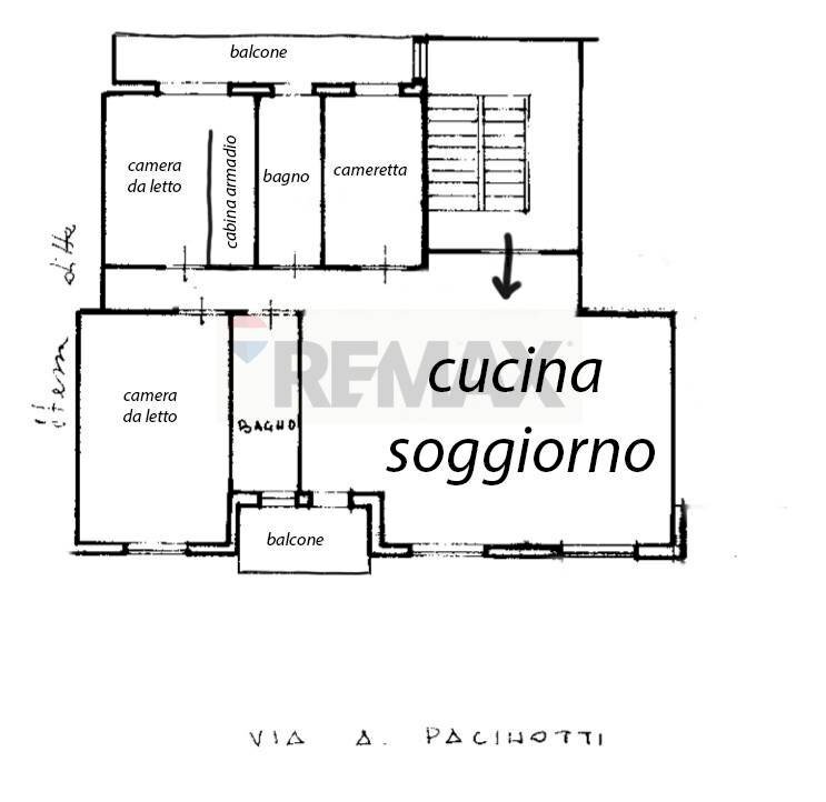 Pianta 2D - Quadrilocale Via Antonio Pacinotti
 
15/A, Catania - planimetria 1