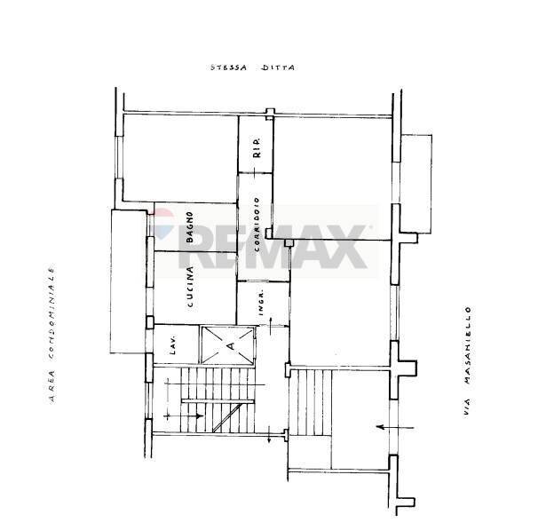 Pianta 2D - Appartamento Via Masaniello
 
13, Catania - planimetria 1