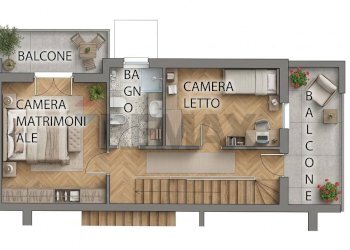 Pianta 3D - Casa semi indipendente Anzio - foto 76