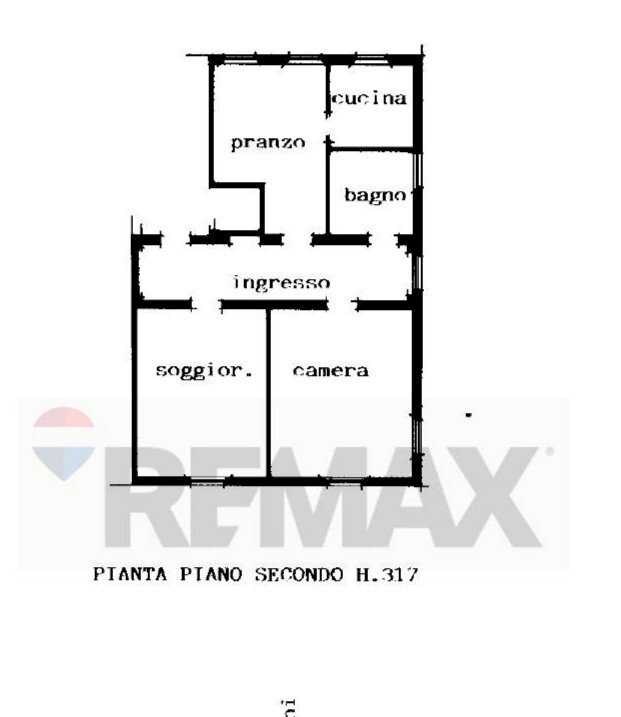 Pianta 2D - Trilocale Via 23 Aprile 1945
 
4, Sassuolo - planimetria 1