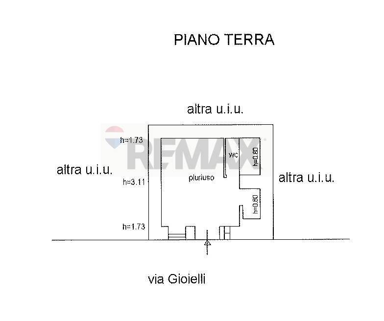 Pianta 2D - One-room apartment Via Gioielli
 
6, Peschici - floor plans 1