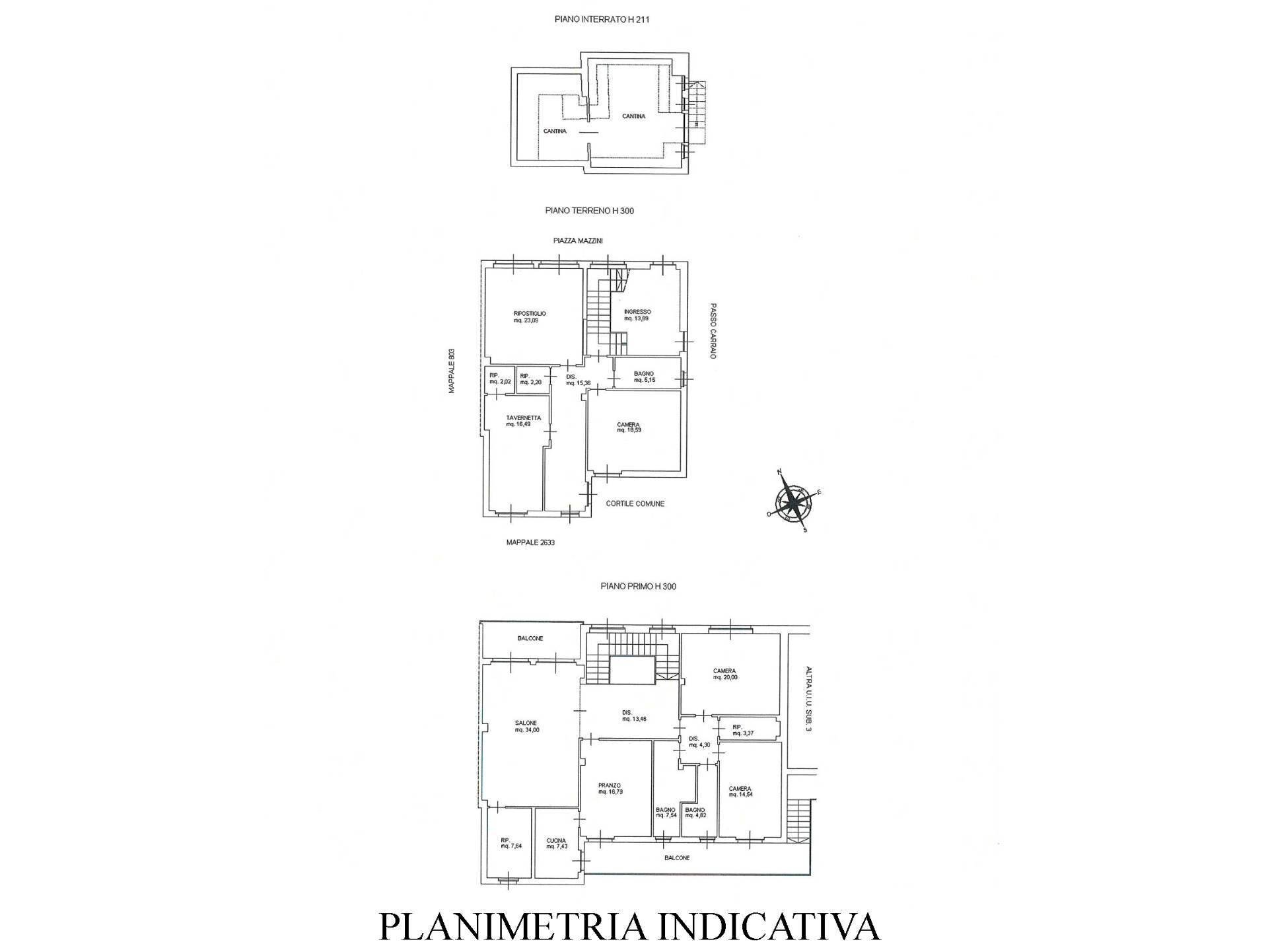 Foto 13 - Semi-detached house Piazza Giuseppe Mazzini, Trino - floor plans 1