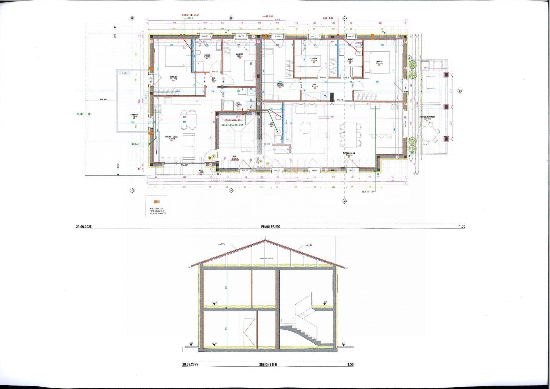 Foto 14 - Trilocale Castelcucco - planimetria 1