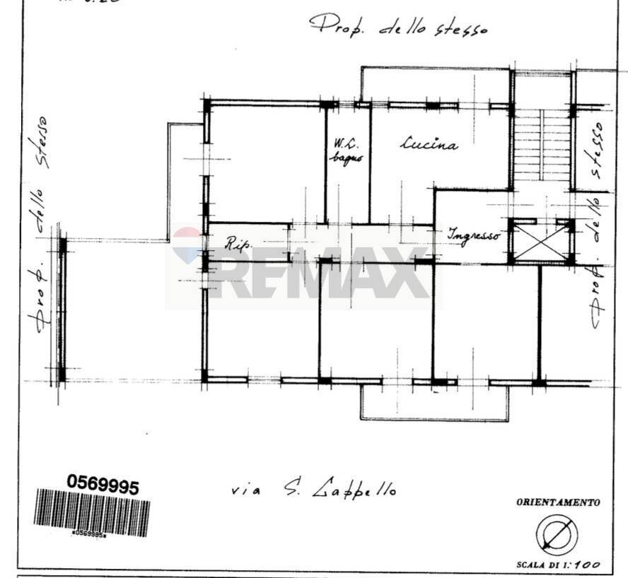 Pianta 2D - Appartamento Via Salvatore Cappello
 
26, Palermo - planimetria 1