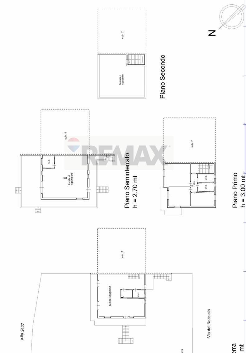 Pianta 2D - Casa semi indipendente via del Nocciolo
 
3 A, Carini - planimetria 1