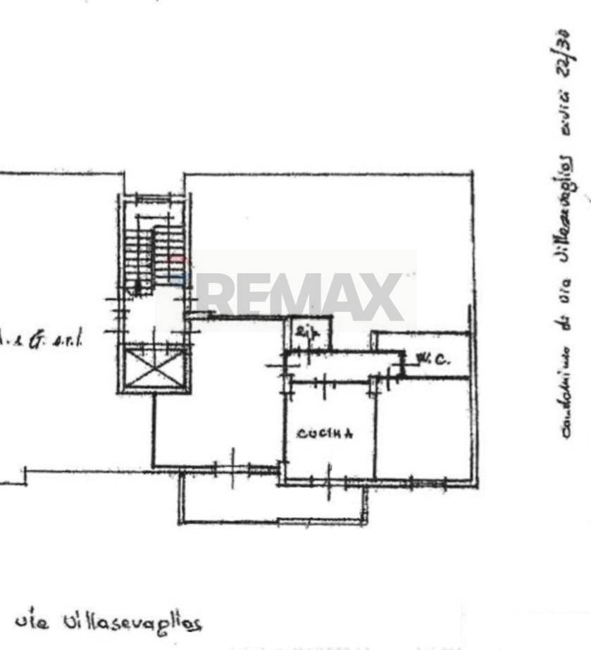 Pianta 2D - Quadrilocale Via Pietro Villasevaglios
 
18, Palermo - planimetria 1