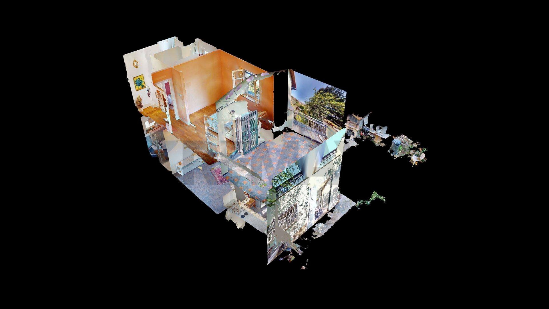 Pianta 3D - Casa indipendente Via Pozzoni
 
17 H, Genova - planimetria 1