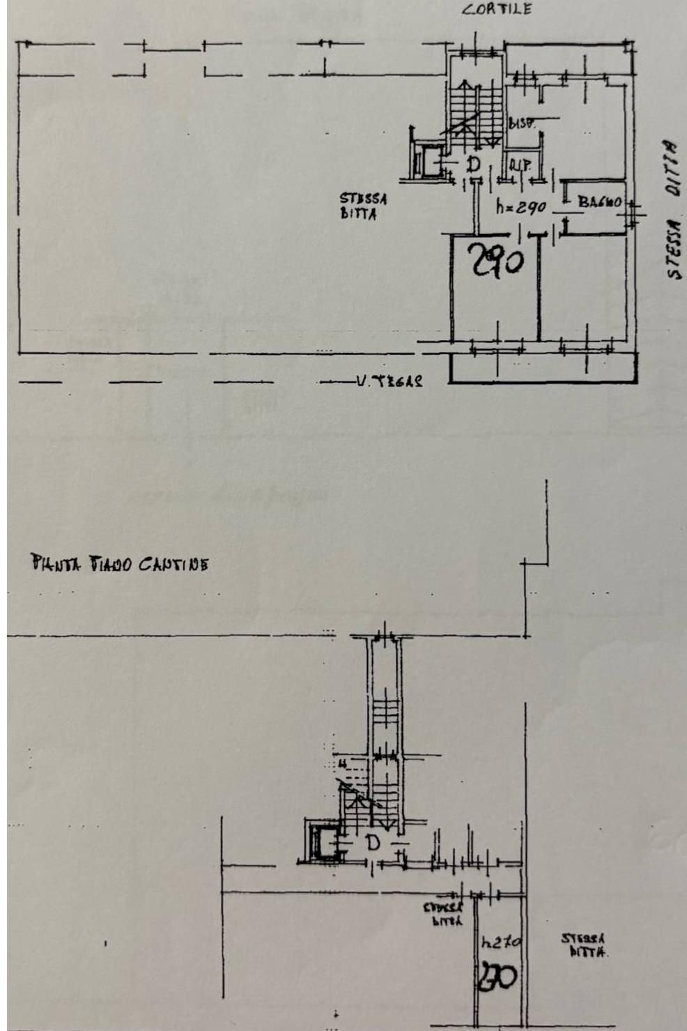 Three-room apartment via Luigi Tegas, 42, Luserna San Giovanni - floor plans 1