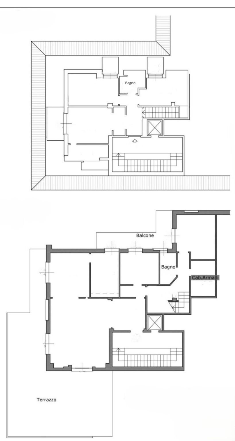 Attico viale Quartara, 39b, Genova (zona Quarto) - planimetria 1