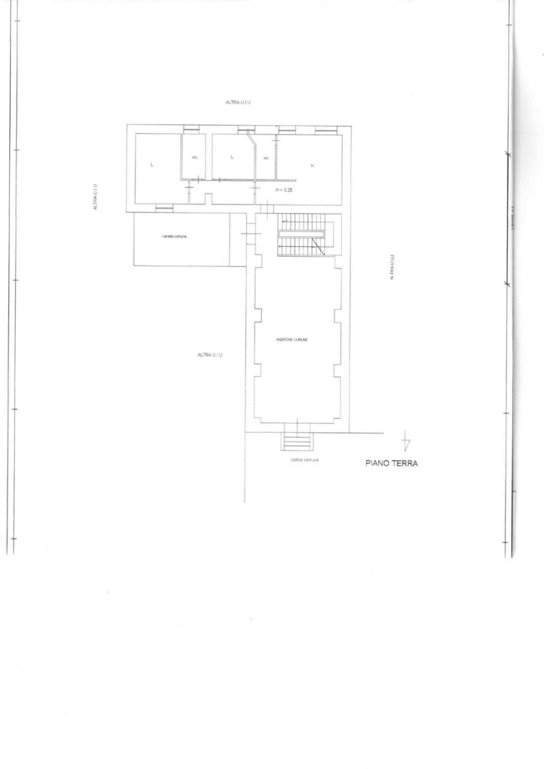 Trilocale corso Vittorio Emanuele II, 233, Nocera Inferiore - planimetria 1