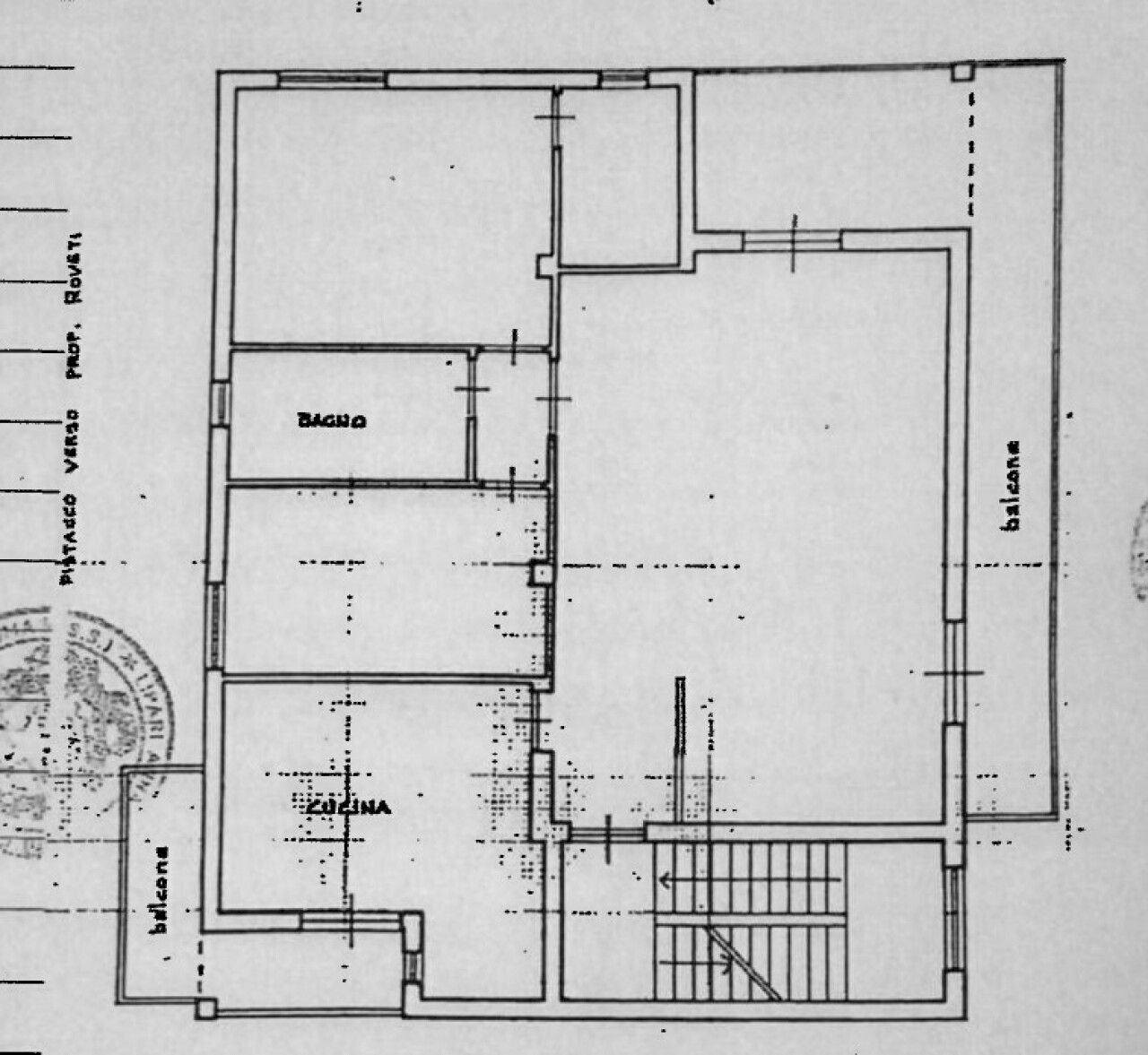 Attico Roma - planimetria 1