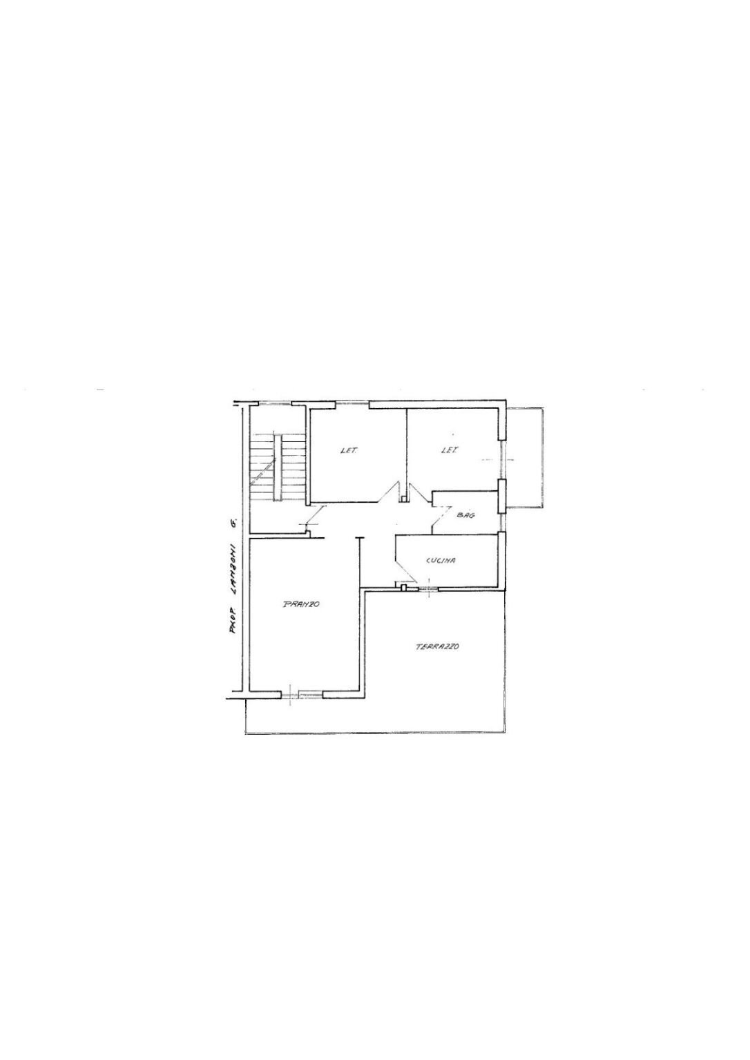 Attico via Foglianise, 62, Roma - planimetria 1