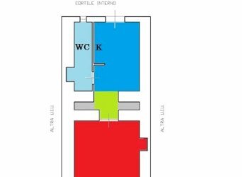 Planimetria - Bilocale via E. A. Pantano, 87, Catania - foto 1