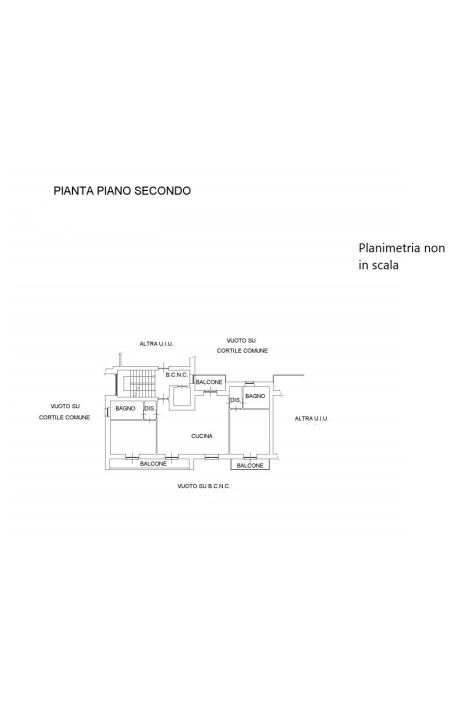 Trilocale via Camillo Benso di Cavour, 29A, Grinzane Cavour - planimetria 1