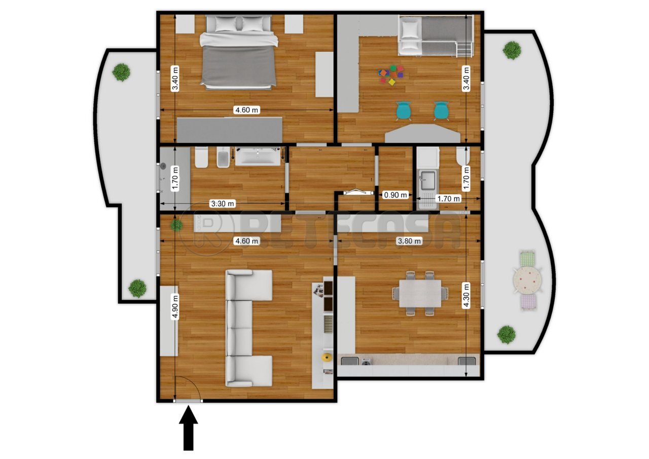 9.jpg - Three-room apartment Via Martin Luther King 12U, Bisceglie - photo 2