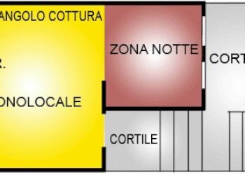 planimetria - Monolocale Bologna (zona Cirenaica) - foto 2