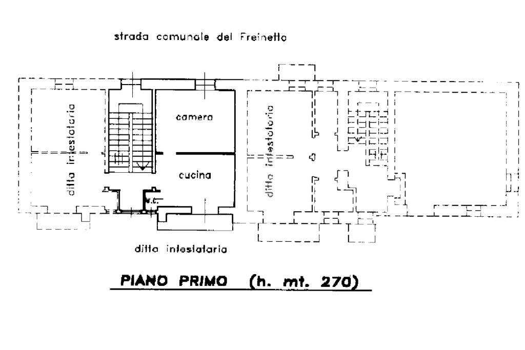Bilocale Borgata castagna, Coazze - planimetria 1