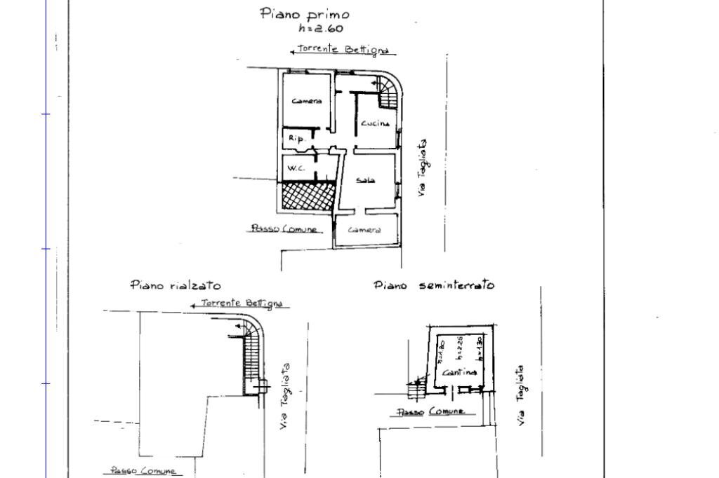Casa semi indipendente Via Tagliata, Castelnuovo Magra - planimetria 1