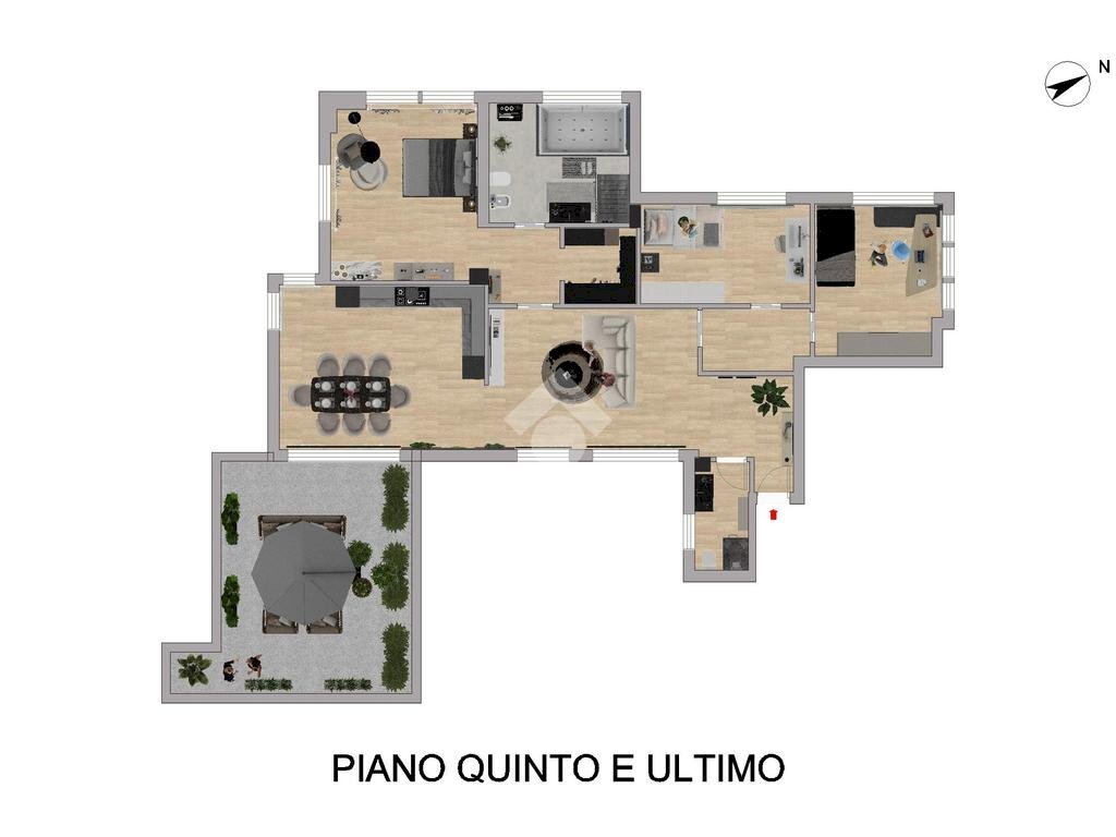 Quadrilocale Via Emilia, San Lazzaro di Savena - planimetria 1