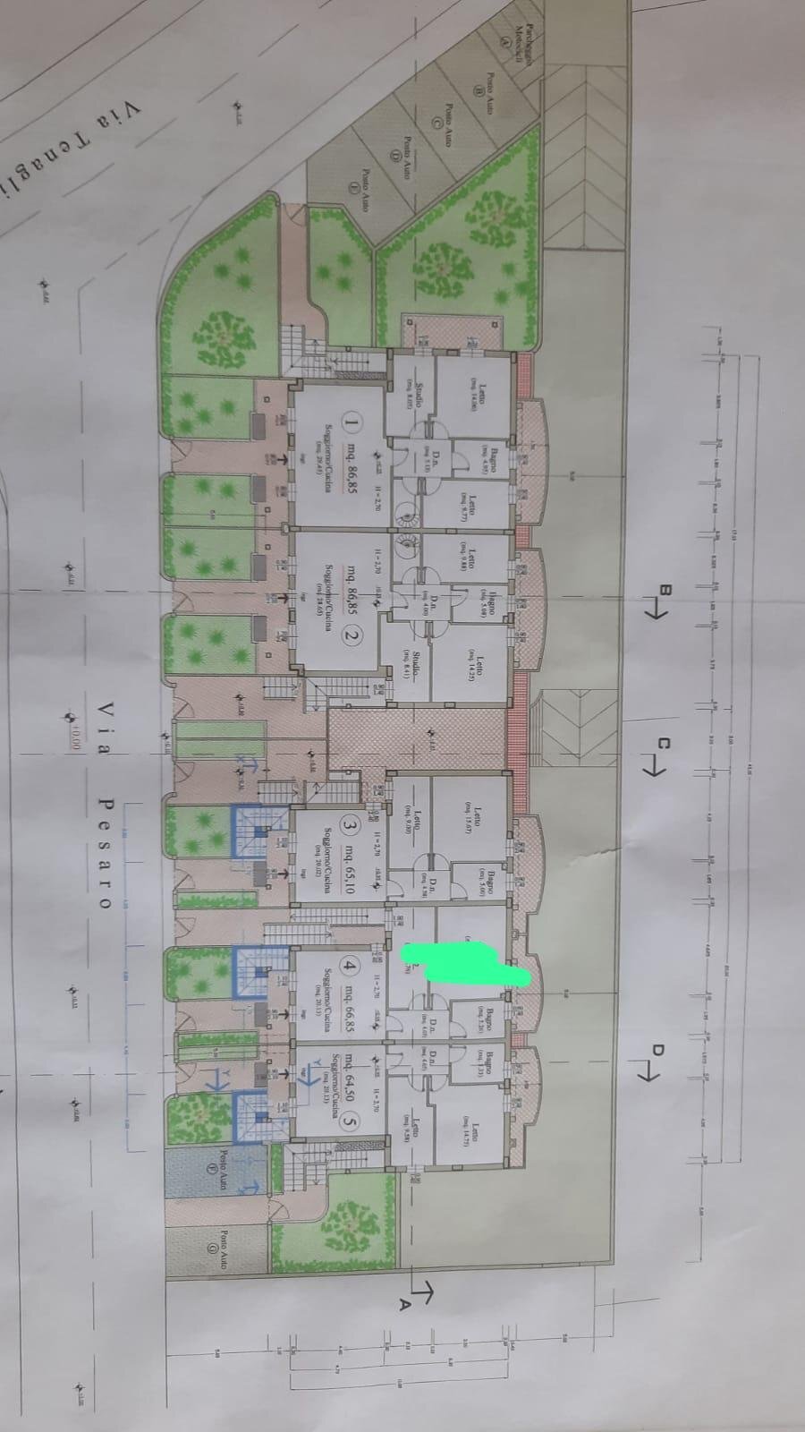 Apartment Colli al Metauro - floor plans 1