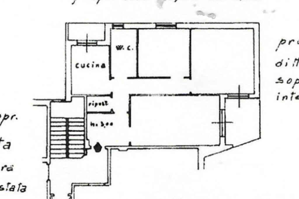 Quadrilocale Via Emilio Salgari, Genova (zona Pegli) - planimetria 1