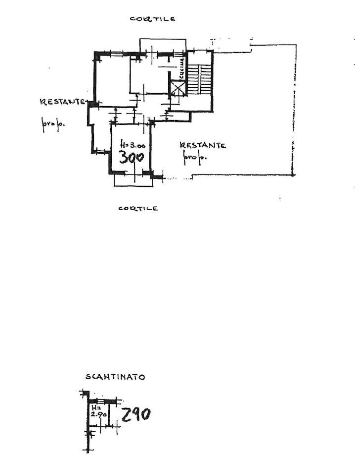 Trilocale Asti - planimetria 1