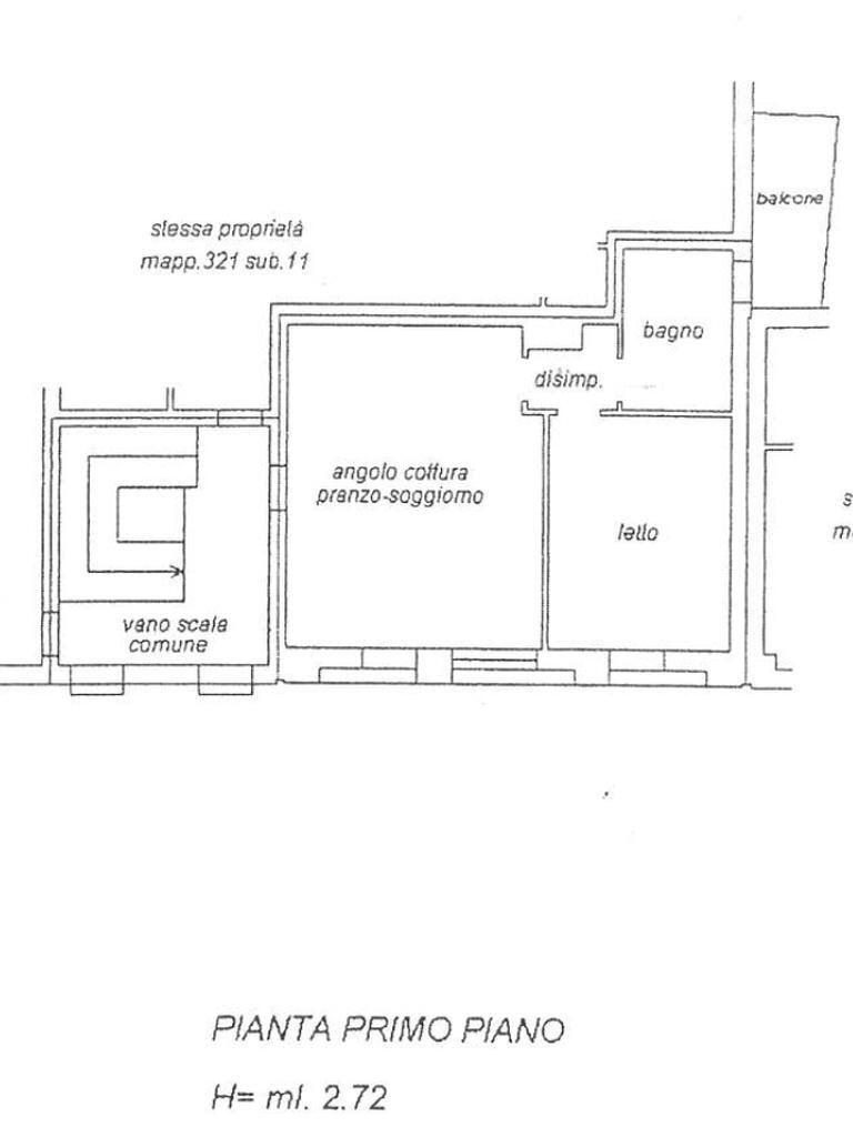 Two-room apartment Via Giovan Battista Aleotti, Argenta - floor plans 1