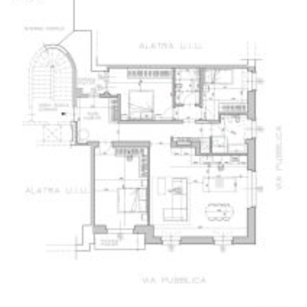 Attico Cuneo - planimetria 1