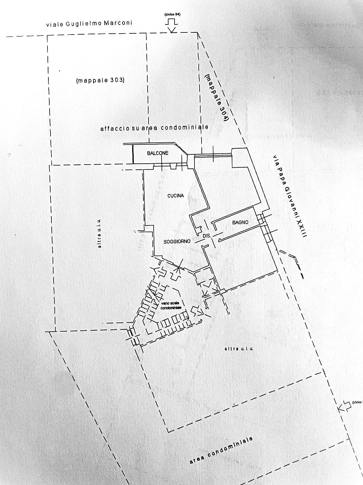 Trilocale Romano Canavese - planimetria 1