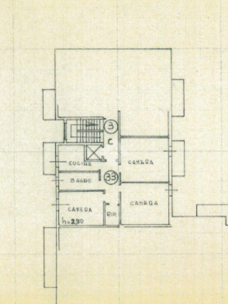 Four-room apartment Piazzale marsala, Novellara - floor plans 1