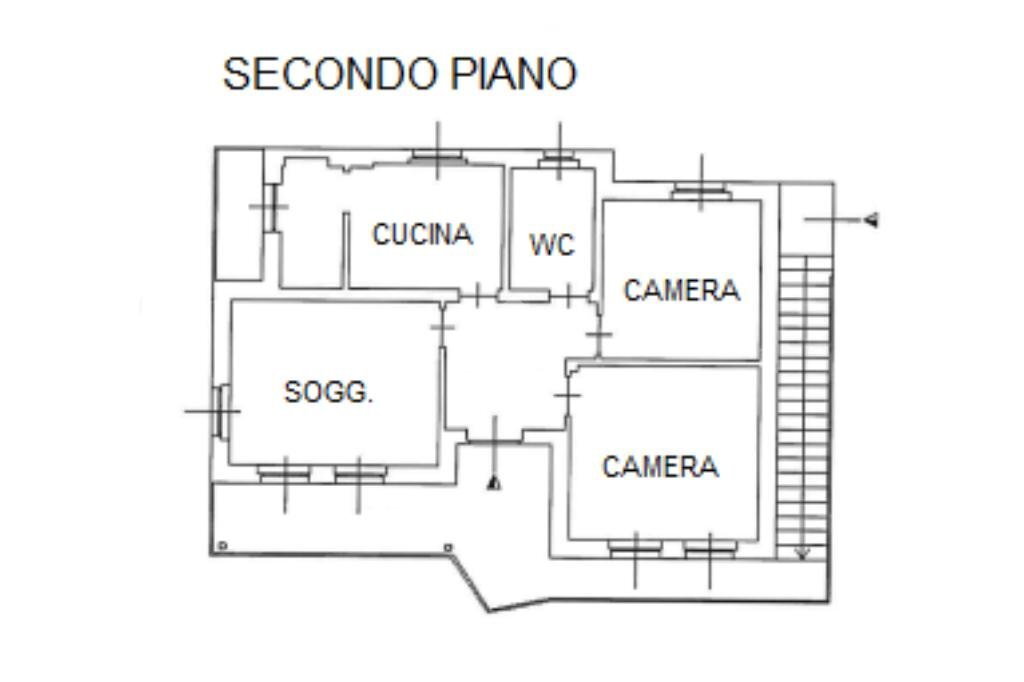Quadrilocale Via San Pietro Martire, Ivrea - planimetria 1