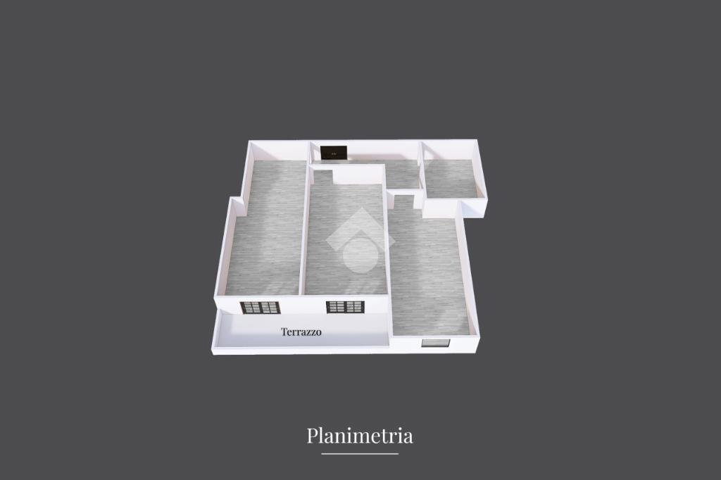 Trilocale Corso Limone Piemonte, Ventimiglia - planimetria 1