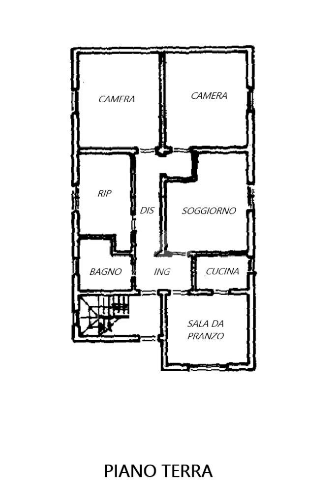 Villa Via XX Settembre, Poggio Renatico - planimetria 1