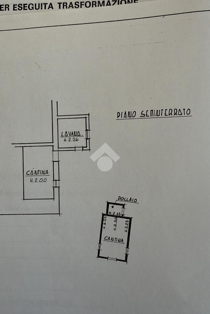 Casa semi indipendente Via Rontagnano Castello, Sogliano al Rubicone - planimetria 1