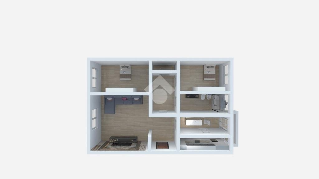 Trilocale Corso Lodi, Milano - planimetria 1