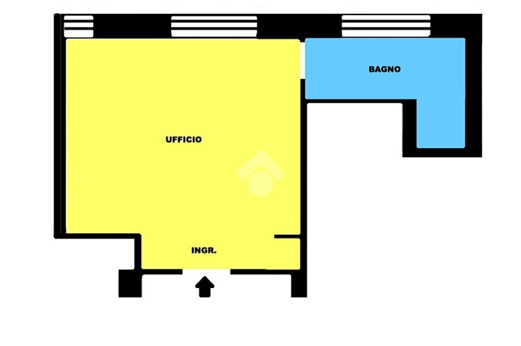 Ufficio Via Pallanza, Milano - planimetria 1