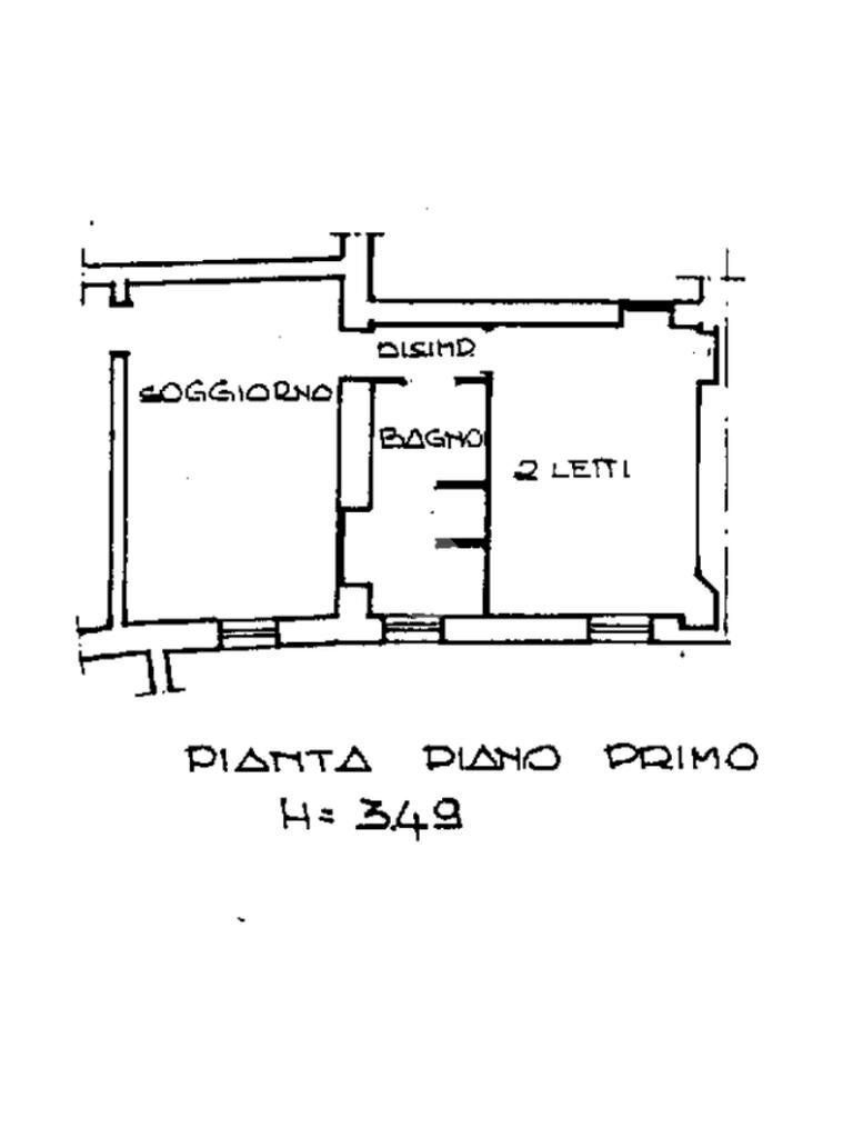 Bilocale Via Carlo Pisacane, Castrocaro Terme e Terra del Sole - planimetria 1