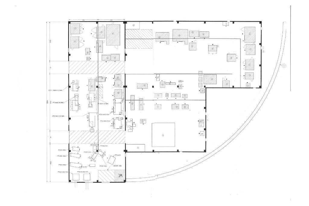 Capannone via Giuseppe Minganti, Bologna - planimetria 1