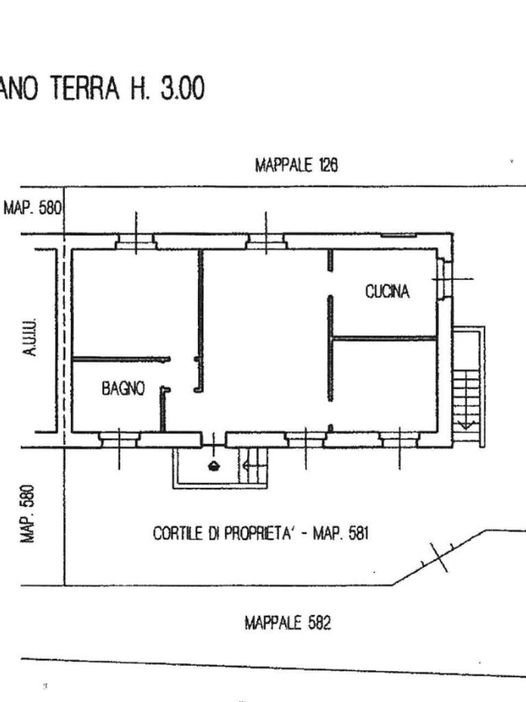 Portion of a house Via della Libertà, Lainate - floor plans 1